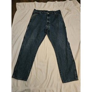 Wrangler Jeans Men's 38 X 34 Carpenter dark wash